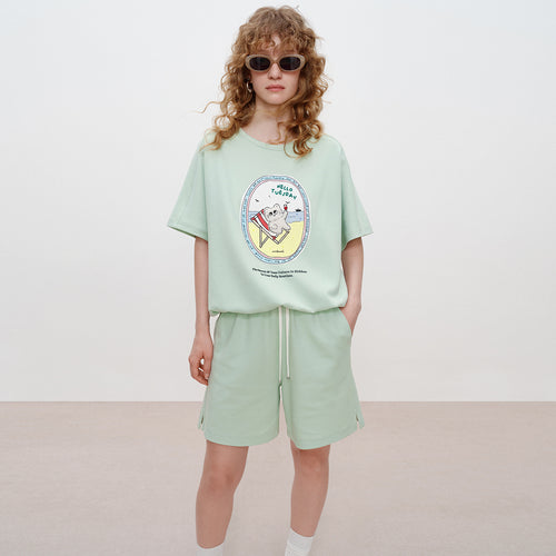 Avocado Green Graphic Tee