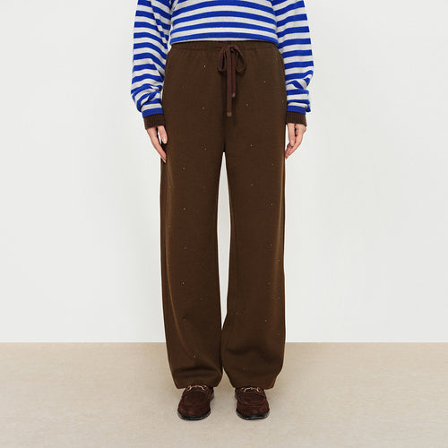 Starry Sky Wool Knitted Pants