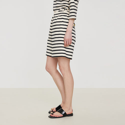 Striped Gold Button Set-Pants