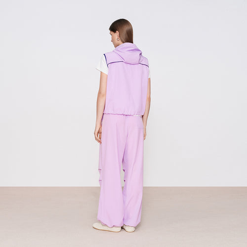 Soft Mist Purple Outdoor Cargo Vest