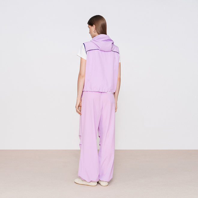 Soft Mist Purple Outdoor Cargo Vest