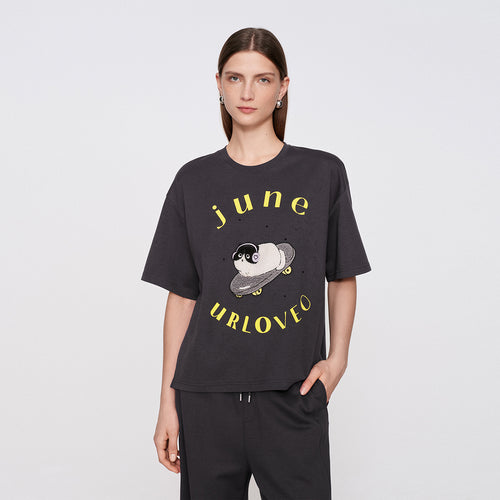 Skateboarding Kitten T-Shirt