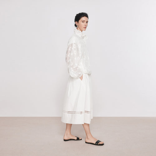Misty Sheer Floral Jacquard Jacket