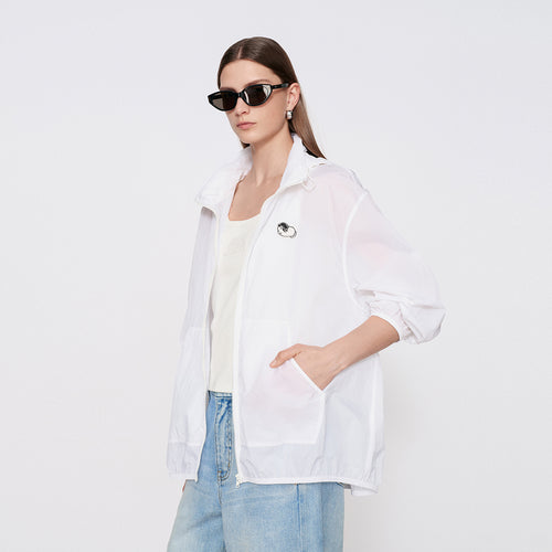 Cartoon Print Sun-Protective Jacket