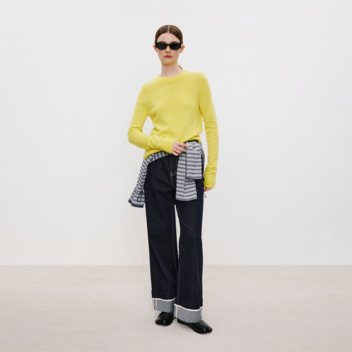 Relaxed Cuffed Jeans