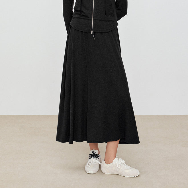 Silhouette Poem Maxi Skirt