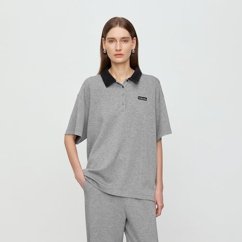 Lava Grey Polo Top Shirt