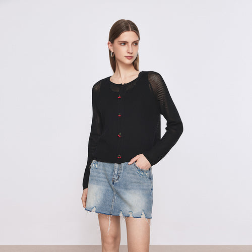Summer Cherry Cardigan