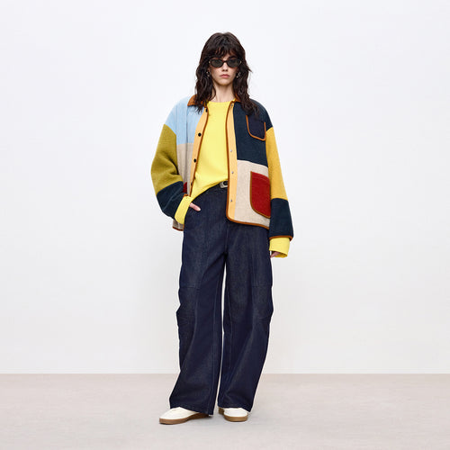 Color-Block Après-Ski Jacket