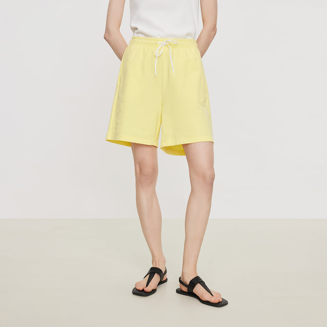Creamy Yellow Shorts