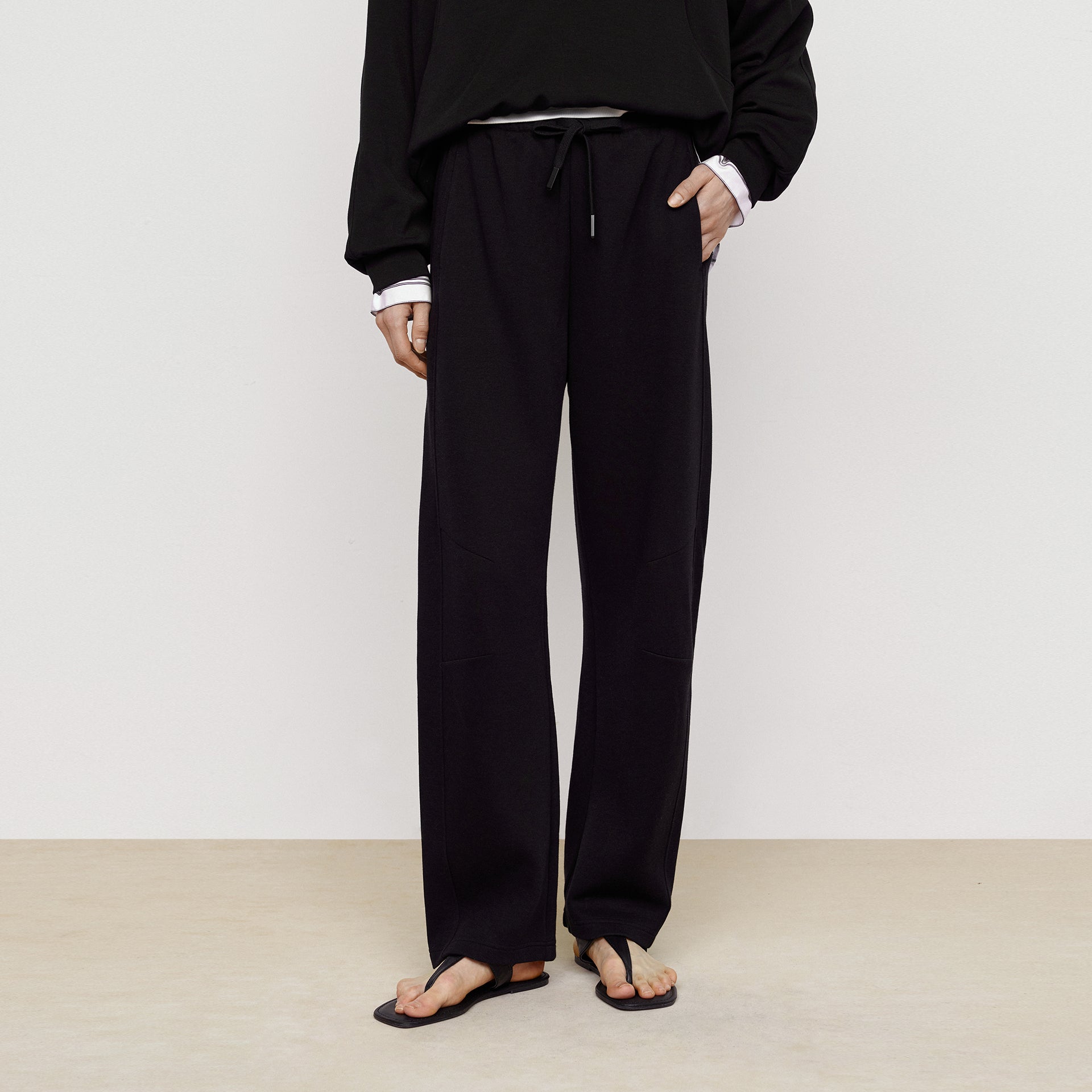 【SATIIIZ】Elas Ethnic Slacks Shop Abstract print satin palazzo pants | eShakti