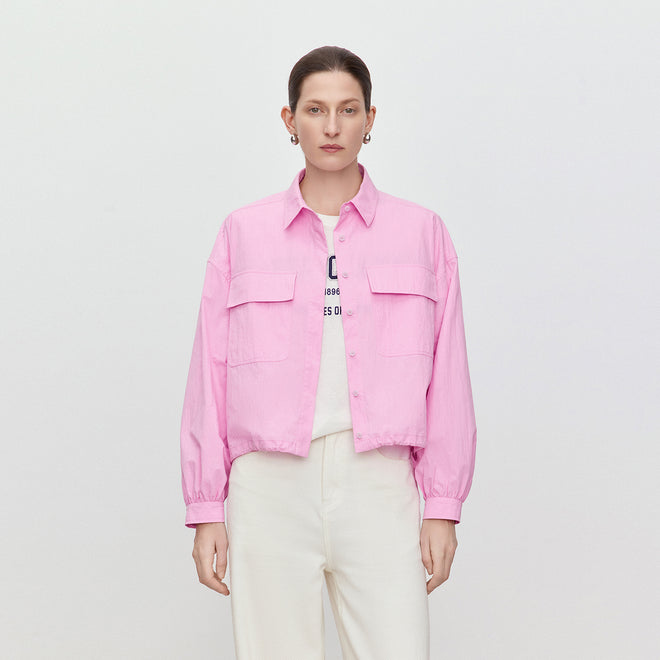 Lychee Berry Washed Shirt