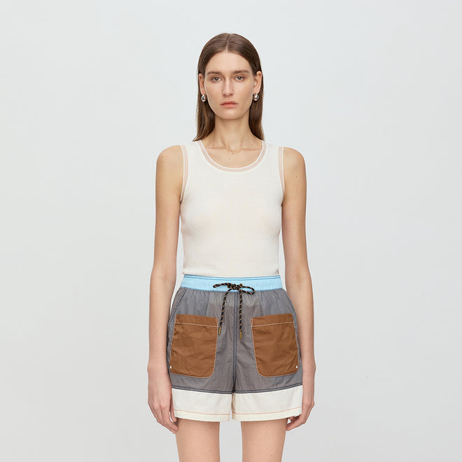 Elegant And Lightweight Vest - Natural White