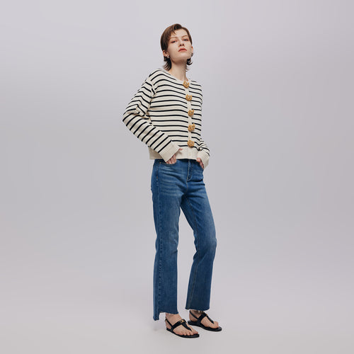 U-Cat Striped Cardigan