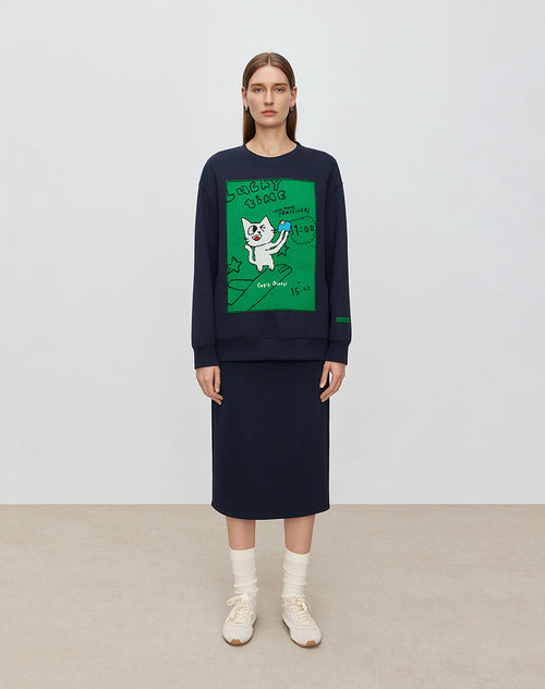 Playful Cat Sweatshirt