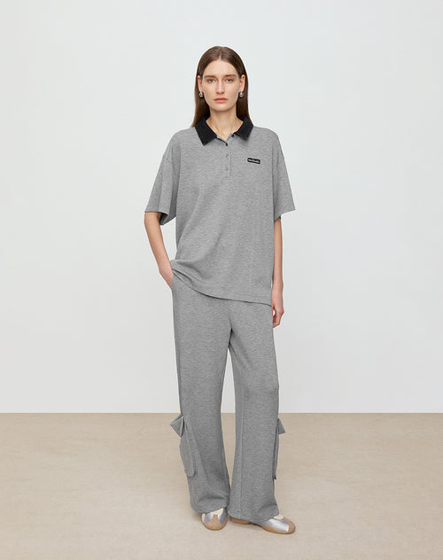 Lava Grey Polo Top Shirt