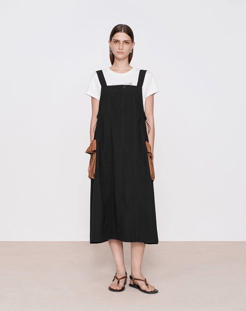 Minimalist Suspenders Skirt