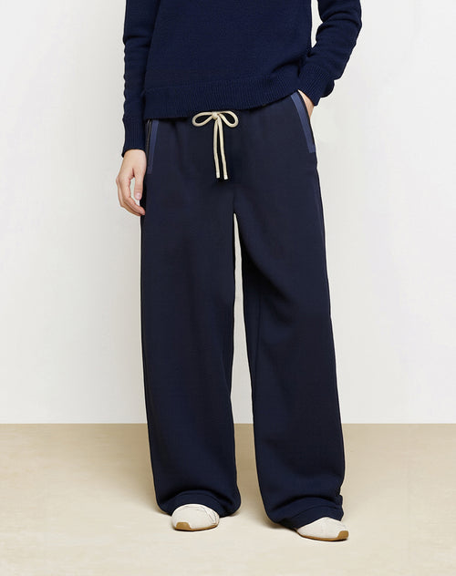 Tibetan Blue Milk Embroidered Pants