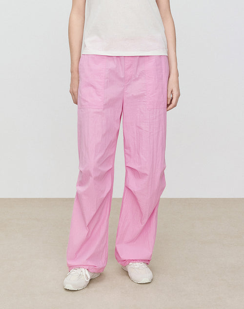 Rose Pink Parachute Pants