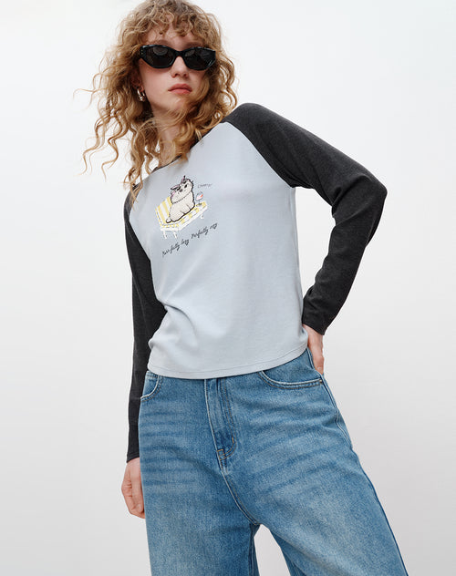 U.dengdeng Vacation Color-Block Tee