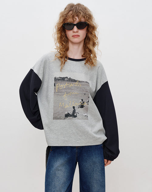 Vacation Cranberry Sweatshirt