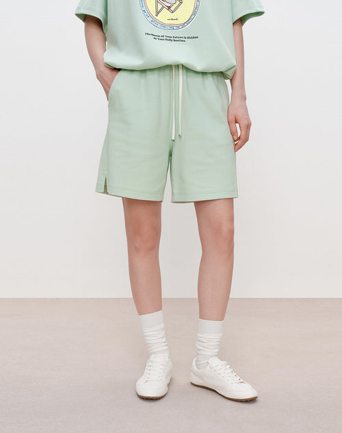 Avocado Green Shorts