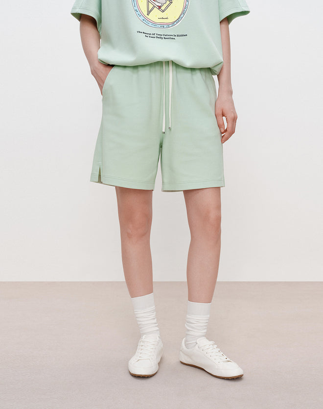 Avocado Green Shorts