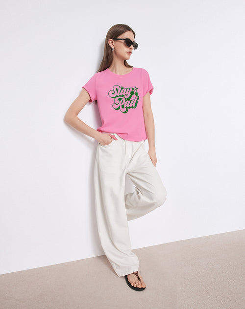 Barbie Peach Pink T-Shirt