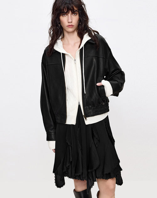 Vintage Moto Leather Jacket