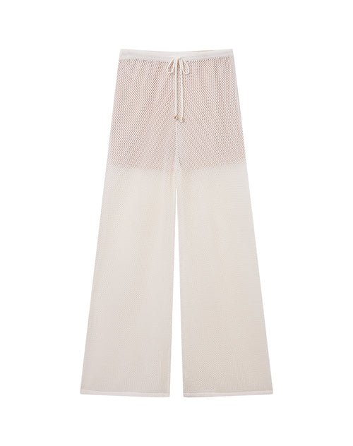 Ballet Openwork Knit Pants