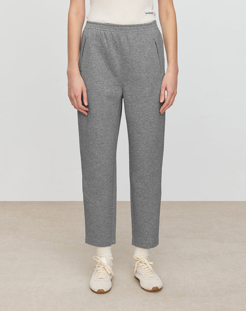 Soft Heather Gray Tapered Pants