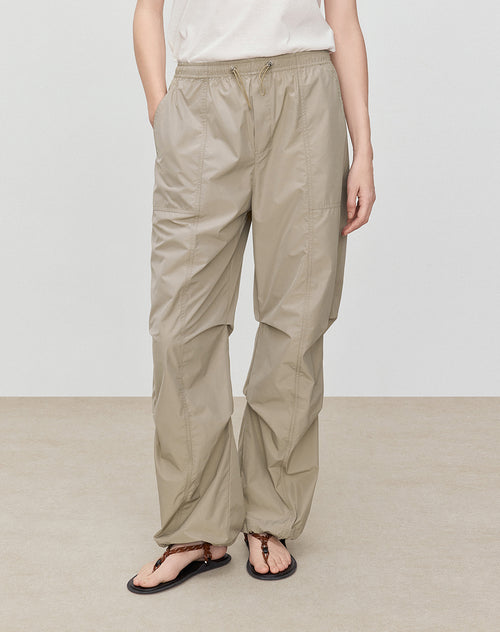 Olive Martini Parachute Pants