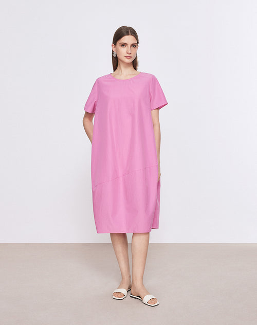 Berry Rose Balloon Dress