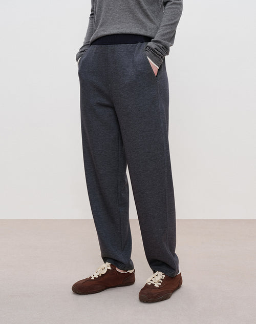 Color-Block Tapered Pants