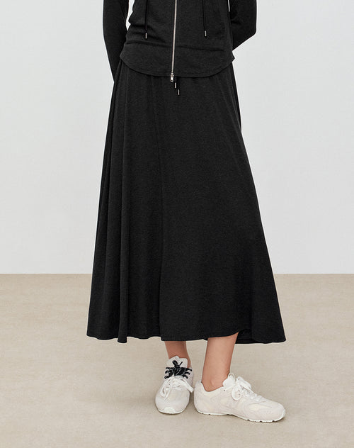 Silhouette Poem Maxi Skirt