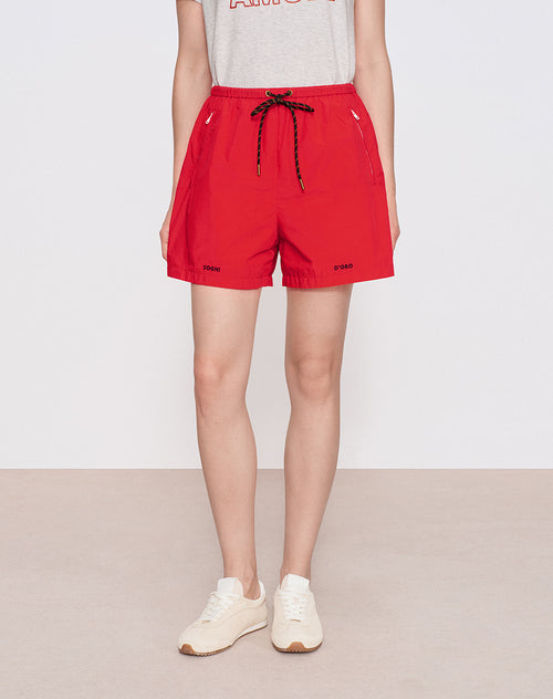 Sun-Dried Tomato Red Shorts