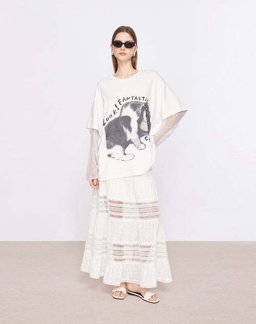 Narcissist Cat Mock Layer T-Shirt