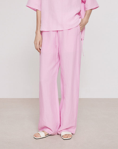 Blush Pink Linen Pants