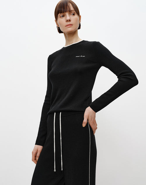 Dark Chocolate Mousse Sweater
