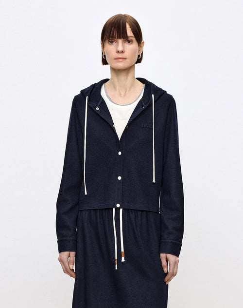 Blueberry Tea Hooded Jacket