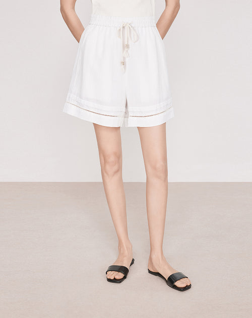 Linen Blend Shorts