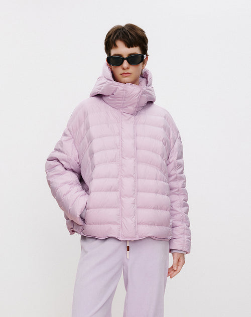 Soft Pink-Purple Down Jacket