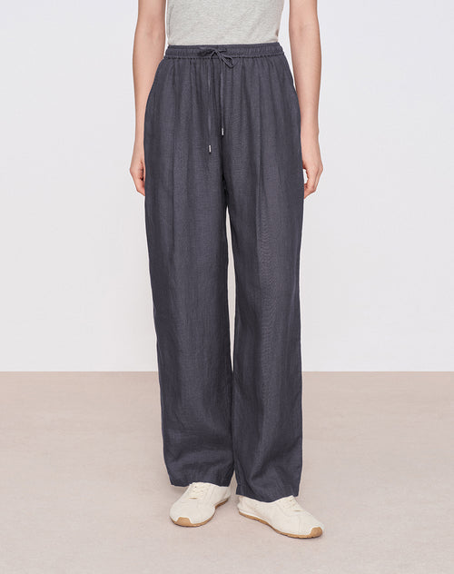 Hemp Pleated Pants
