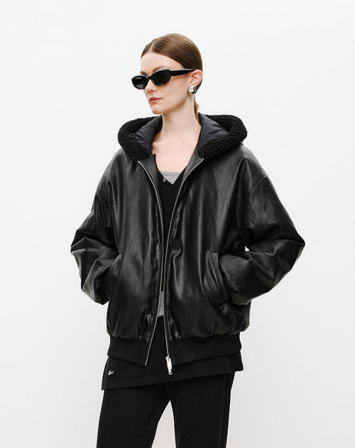 Cat Ear Hooded Puffer Jacket