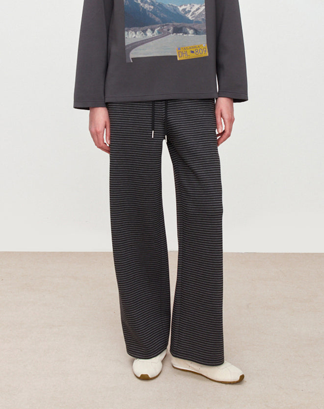 Striped Casual Pants