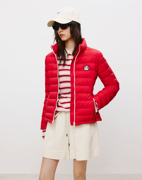 Cat Fitted Down Jacket
