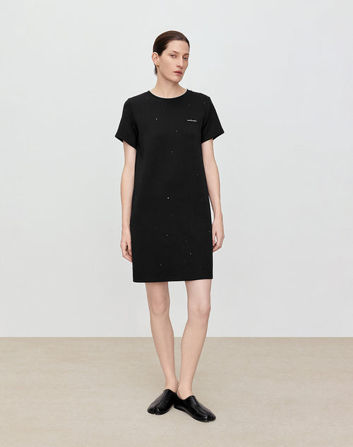 Starlight Collar Little Black Dress