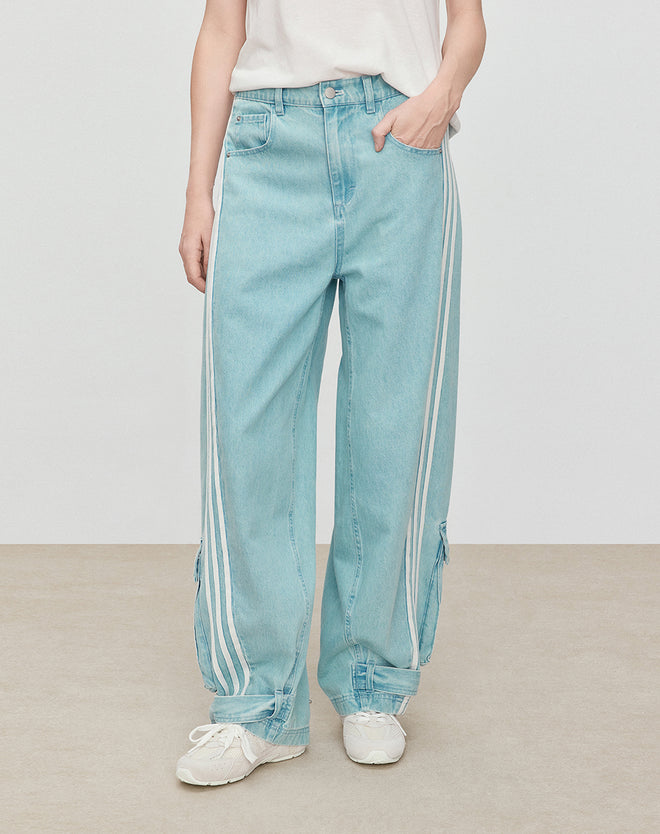 Twisted Cargo Jeans
