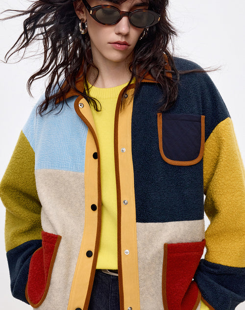 Color-Block Après-Ski Jacket