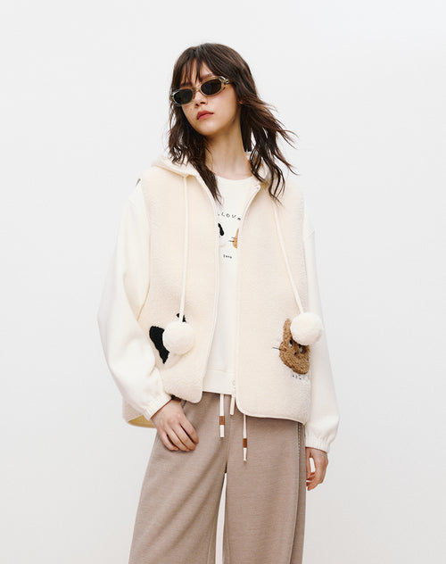 Meow Woof Fleece Vest